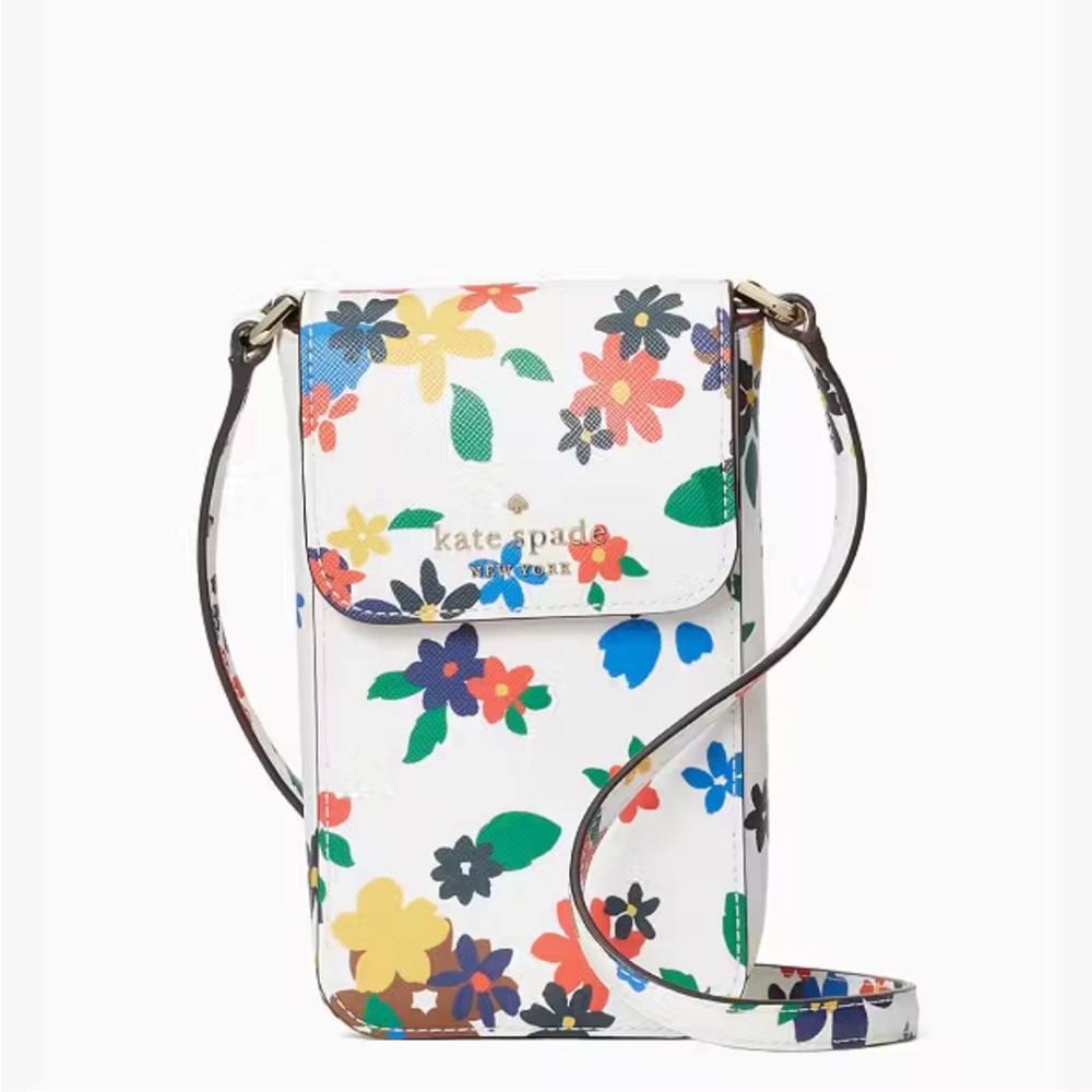 Kate Spade Red and Yellow Crossbody Bag Vibrant Design